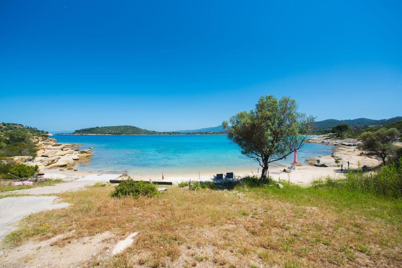 Nereus & Oceanus Beachfront Apartments, Lagonisi Beach #Feelslikehome Órmos Panajías Eksteriør bilde