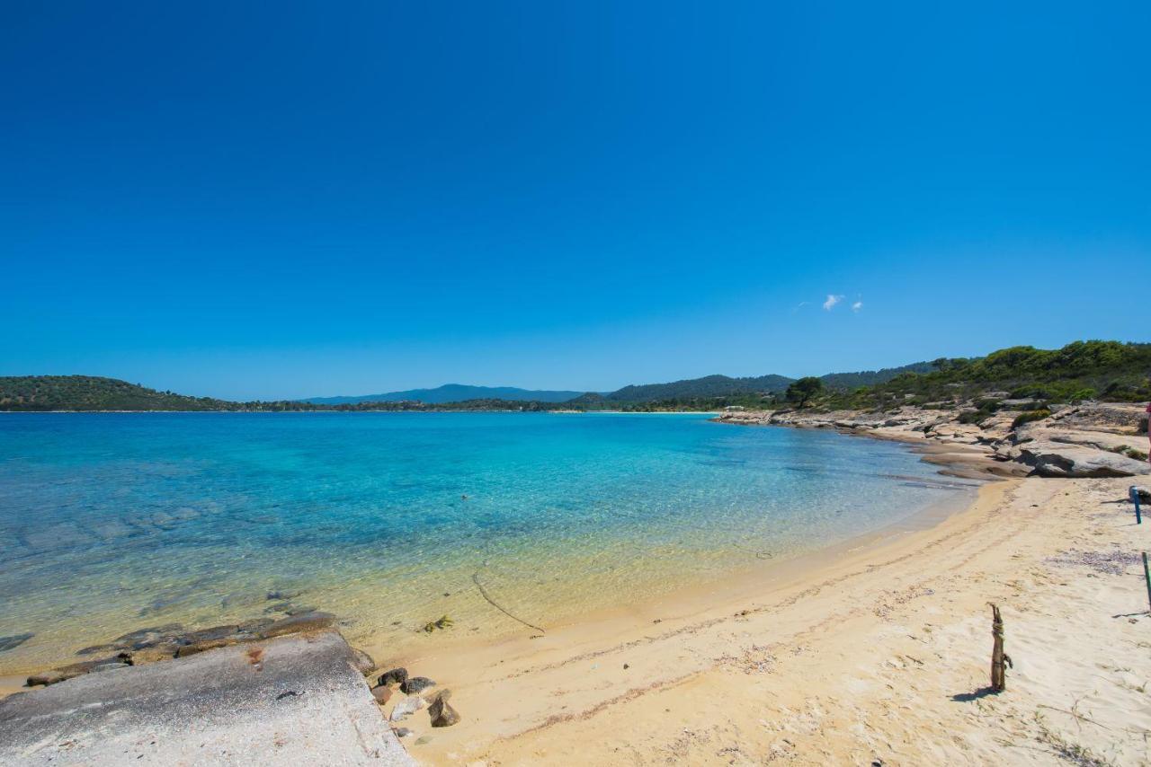 Nereus & Oceanus Beachfront Apartments, Lagonisi Beach #Feelslikehome Órmos Panajías Eksteriør bilde